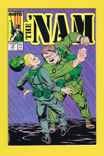 The 'Nam #18 The Bombs Busting (Marvel  Vietnam War 1988) Near Mint / Mint