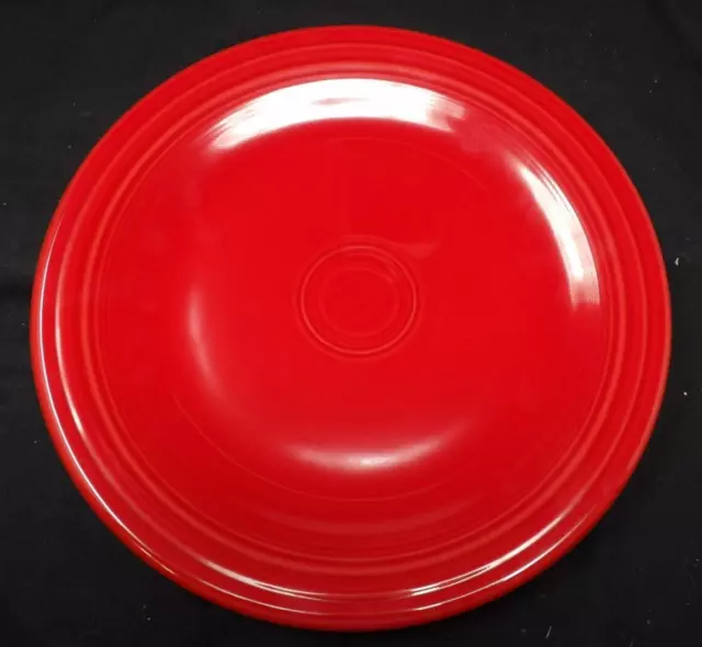 Fiesta Ware Homer Laughlin Scarlet Red Stoneware 10 1/2" Dinner Plate