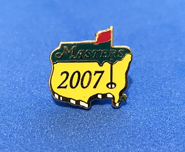 2007 MASTERS AUGUSTA National Golf Club EMPLOYEE Pin Zach Johnson Won