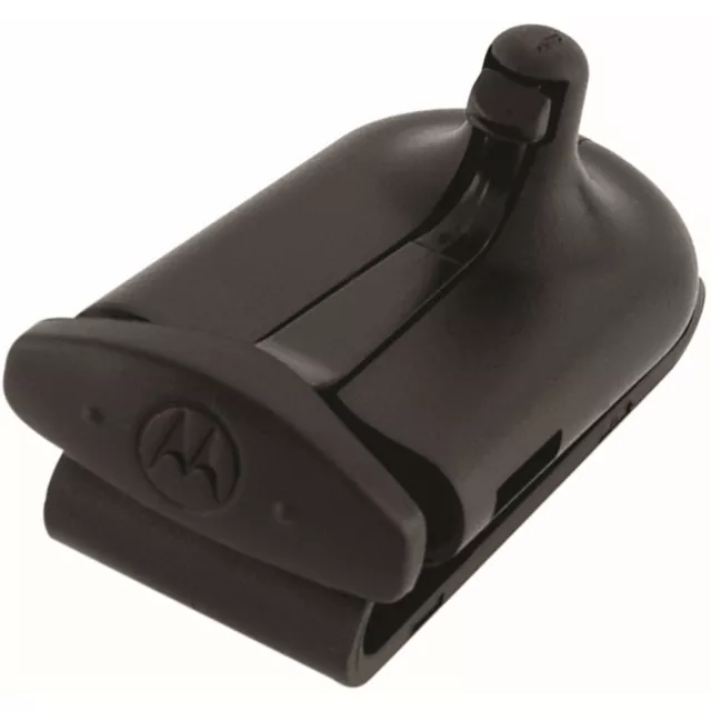 2X Motorola Ntn9392B Replacement Swivel Belt Clip For Talkabout Radios (Black)