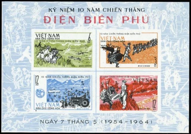 1964, Vietnam Nord und Republik, Block 9, ** - 1633419