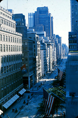 ONYC2 Original Slide - 1960's New York City Street Buildings & Architecture #92