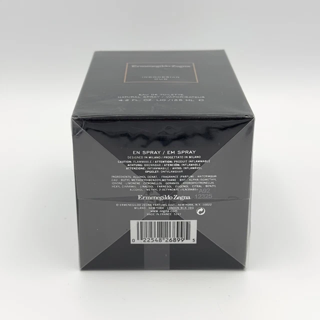 Ermenegildo Zegna - Indonesian Oud EDT 125ml New Unsealed 2