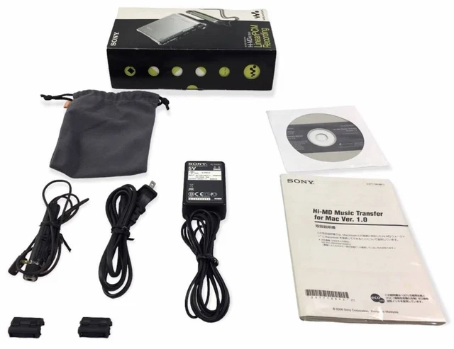 SONY MZ-RH1 S Hi-MD Walkman MiniDisc/MP3 Digital Music Player