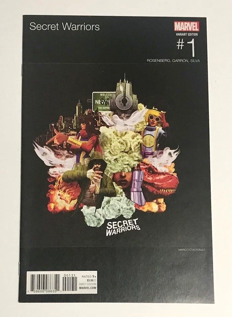 SECRET WARRIORS #1  Marco DAlfonso HIP HOP VARIANT HIGH GRADE MARVEL NM 2017