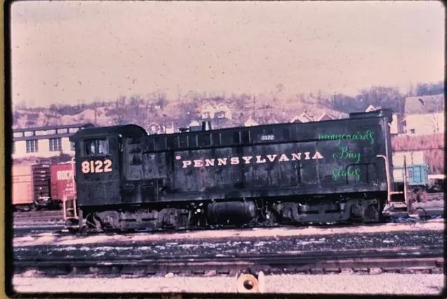 1971 Pennsylvania Railroad PRR YARD ROOSTER ACTION PITCAIRN PA RR TRAIN SLIDE