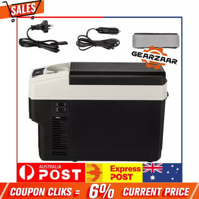 NEW 13L Centre Console Portable Camping Fridge Freezer 12 or 24V Fits 15 Cans AU