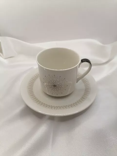 1970's English Royal Doulton ~ Vintage Fine China Morning Star Cup & Saucer 2