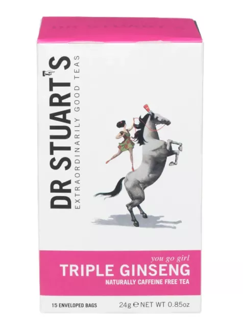 DR Stuart's Triple Ginseng tea 15 Bags (BBE 06/2025)