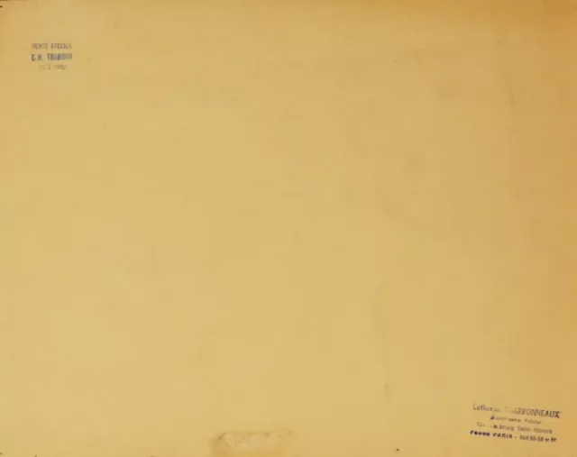G.H.TRIBOUT   ""  Jeanne Moreau ""  Aérographe original 2