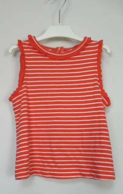 New Girls Mini Boden Striped Summer Vest Top Age 2-3 yrs