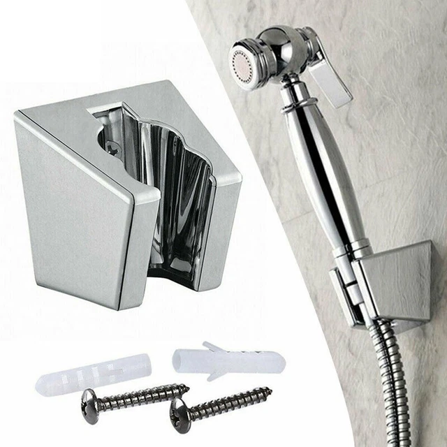 Réglable Douche Combiné Tuyau Universel Fixé Support Mural Support/Chrome