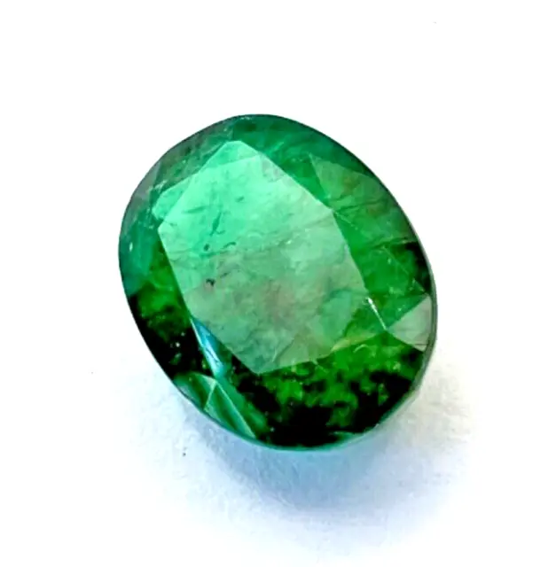 4.41 Carat Oval Shape Dark Green Zambian Emerald, Loose Stone