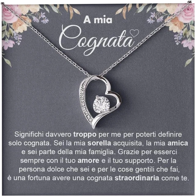 Collana con nome personalizzato a forma di cuore Infinito in oro rosa