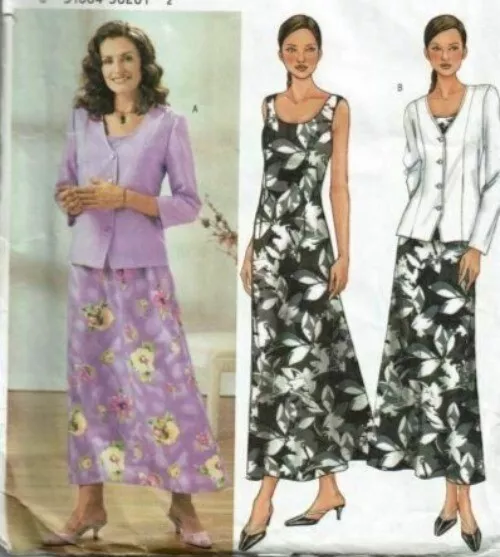 Butterick Sewing Pattern 3758 Misses Petite Dress Jacket Size 14-18
