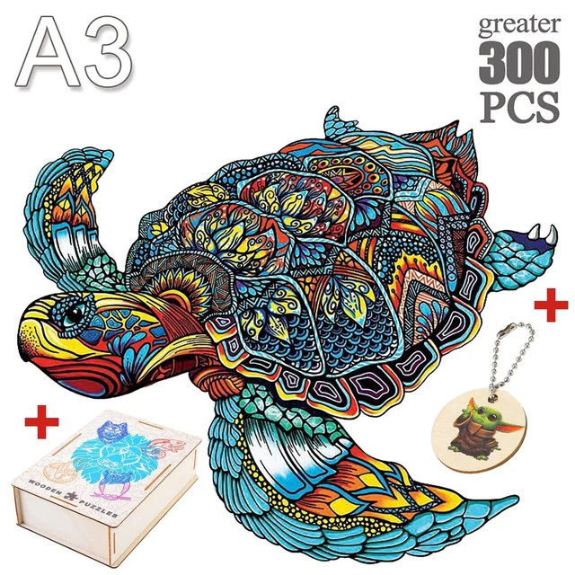 Animal Elegant Shape Jigsaw Puzzle Wooden Educational Interactive Toy Kids Game