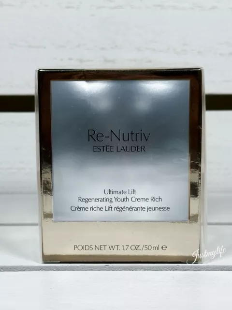 Estee Lauder Re-Nutriv Ultimate Lift Regenerating Youth Cream RICH, 1.7oz/50mL