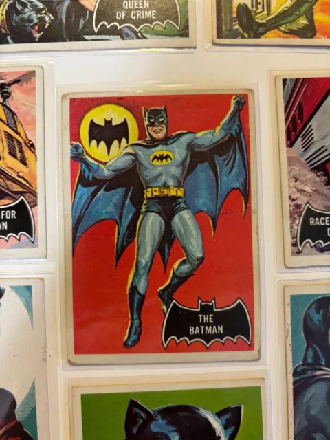 Batman TOPPS 1966 BLACK BAT Includes #1 !! 44 Card