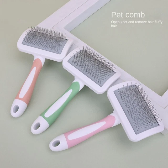 Limpiador Cabello Perros Masaje Cepillo de Baño Mascota Peine Limpiador
