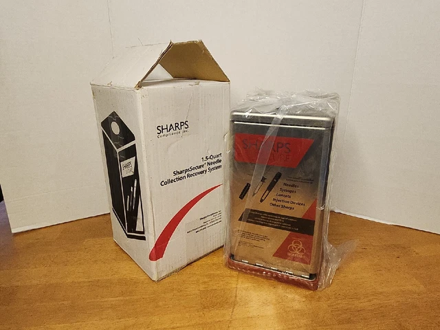 Sharps Compliance Secure 1.5 Qt Needle Collection Recovery System