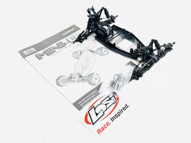 NEW Team Losi Mini-B 1/16 Scale 2wd Buggy Roller Slider Chassis