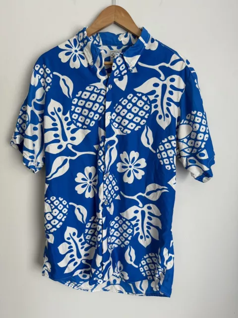 Sears Roebuck & Co USA Surfman Shirt 1950s Hawaiian Summer Beach Vintage Large