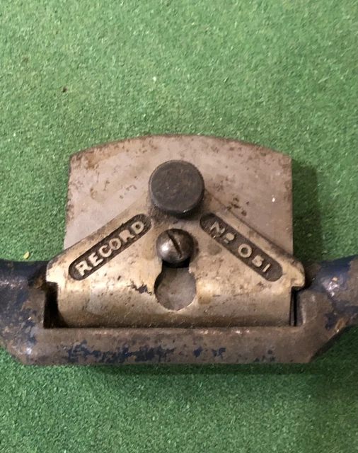 Vintage Record Spoke Shave No. 051 Old Metal Collectable Spokeshave Flat Sole 2
