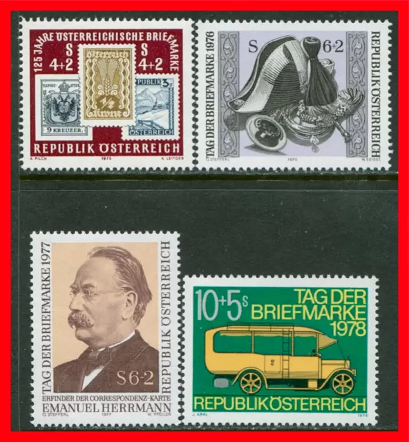 Austria Semi-postal Stamps Scott B339-B342, MNH Selection!! A206