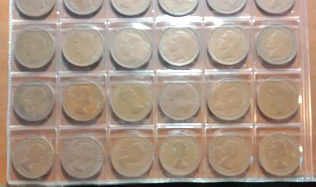 1911 -1964 Australian Part Penny Set 42 Coins Circulated in coin page. 2