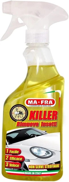 Ma-Fra Killer Elimina Rimuove Moscerini Insetti Auto Moto 500 Ml H0785
