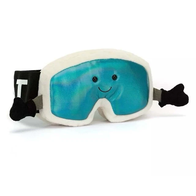 AMUSEABLES SPORTS SKI Goggles Ski Goggles Sports Cute Fun Plush Toy Gift U £23.59 - PicClick UK