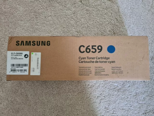 C659S Cyan Toner Genuine Samsung CLT-C659S/ELS Cyan Toner for CLX-8640 8650