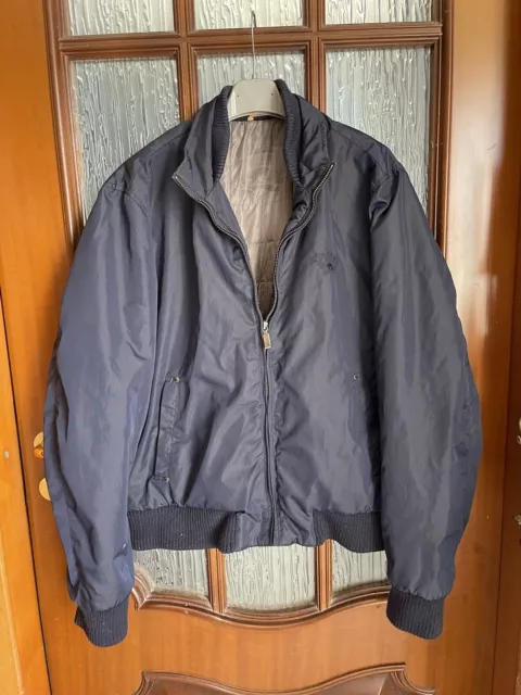 ALVIERO MARTINI 1 prima classe giubbotto giacca uomo blu piumino