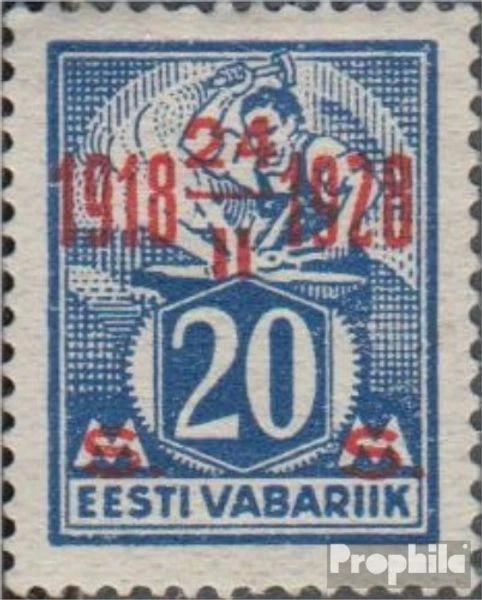 Briefmarken Estland 1928 Mi 72 gestempelt