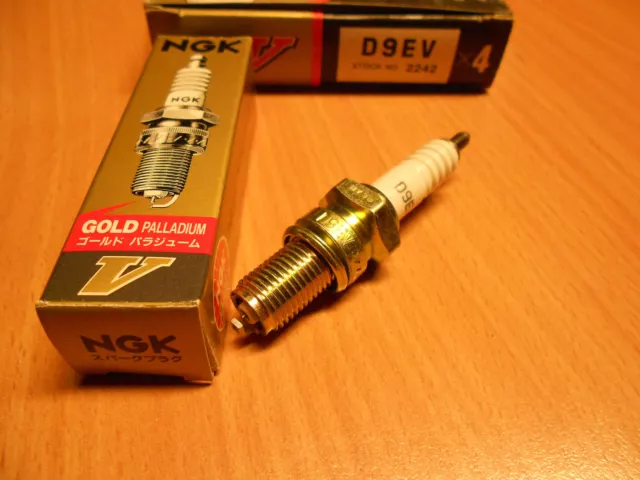 Bougies Ngk Racing D9Ev Gold  Suzuki Gs Kawasaki Gpz Gtr Zx Laverda Alpino Ducat