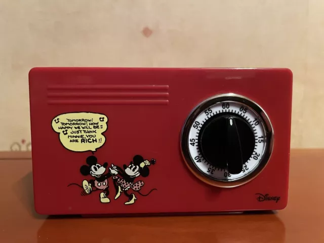 Funko Disney Mickey & Minnie Mouse Retro Mechanical Kitchen Timer