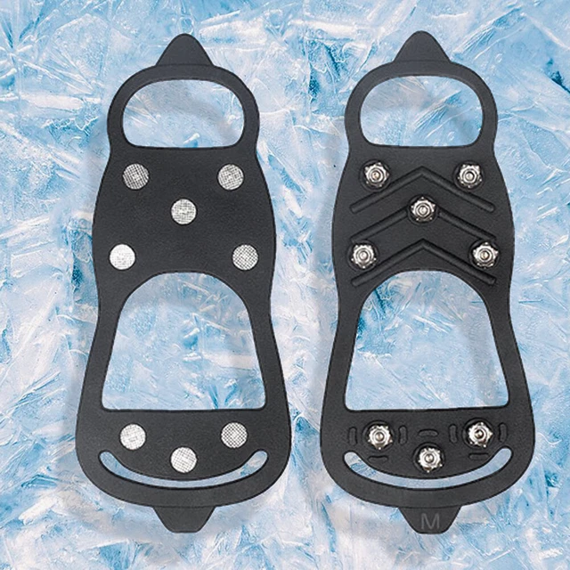 8-Stud Grips Crampon Anti Slip Boots Snow Cleats Unisex for Outdoor Ice Walking