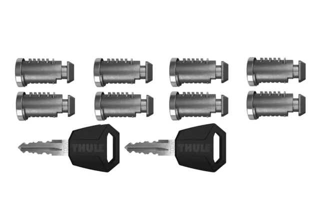 THULE One-Key 4508 Schloßsatz OneKey 8 Schließzylinder gleichschließend 450800