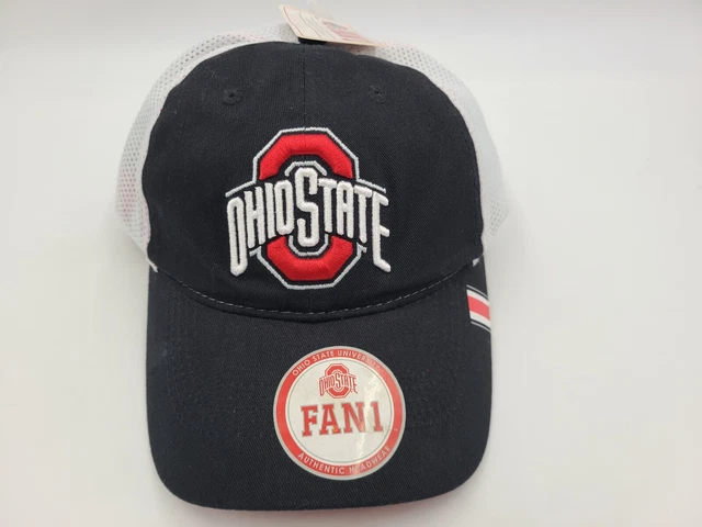 The Ohio State University Buckeyes OSU Mesh Trucker Snapback Hat Cap NCAA Black