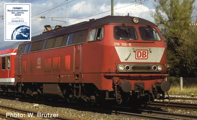 Fleischmann N 724220 - Locomotive Diesel Br 218, DB Ag, Ep. V Produit Neuf