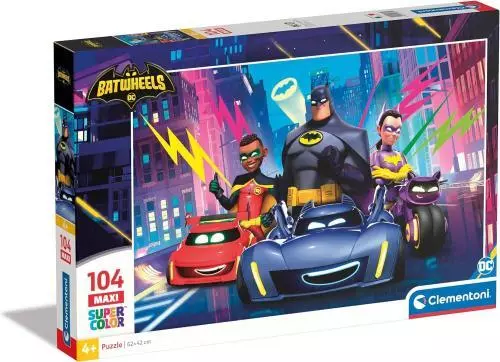 Maxi Puzzle Da 104 Batwheels