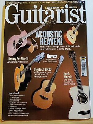 Guitarist Magazine August 2002 Acoustic Guitar Heaven