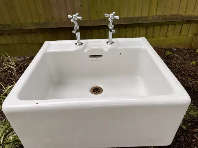 Ceramic butler belfast sink used