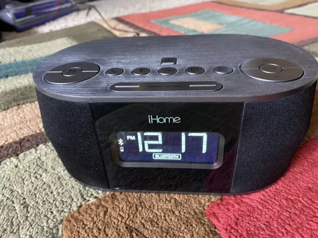 iHome iBT38 Bluetooth Stereo Dual Alarm Clock Radio - Featuring Melody...