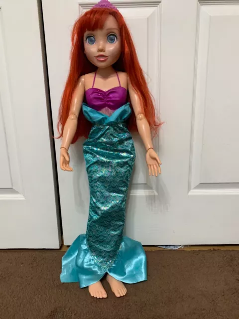 DISNEY PRINCESS MY Size Ariel 3 Feet Life Size Little Mermaid Doll
