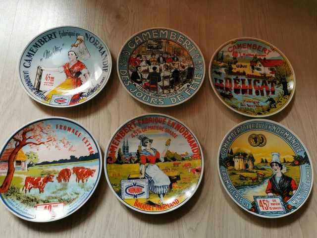 Lot De 6 Assiettes à Dessert Porcelaine Geneviève Lethu - Collection Route De Chandernagor, Multicolore