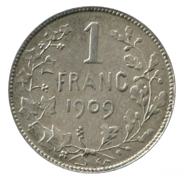 1 Franc Leopold II - Belgique Argent