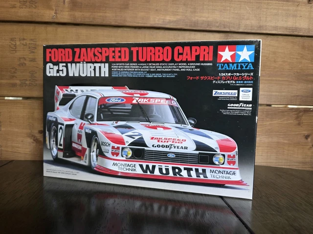 Maquette Tamiya 1/24 Ford Zakspeed Capri Turbo - Kit Voiture - Neuf - Japon