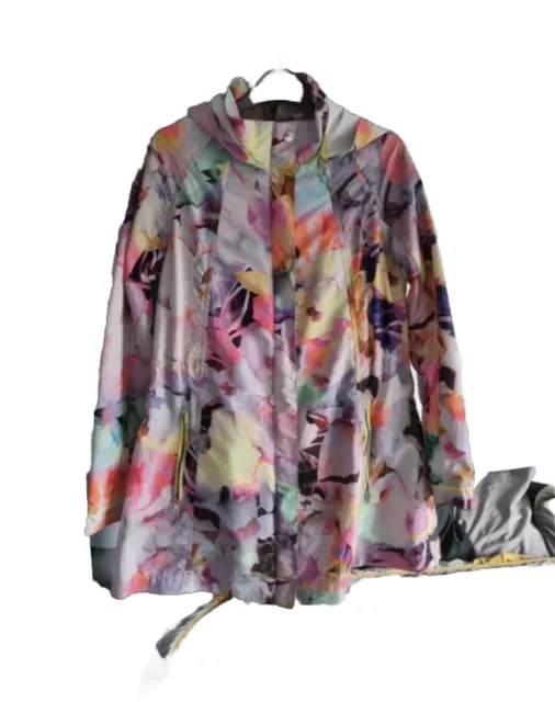 TED BAKER DUENA Electric Daydream Parka jacket coat Lemon. UK 10 Raincoat Used 54.99 PicClick UK