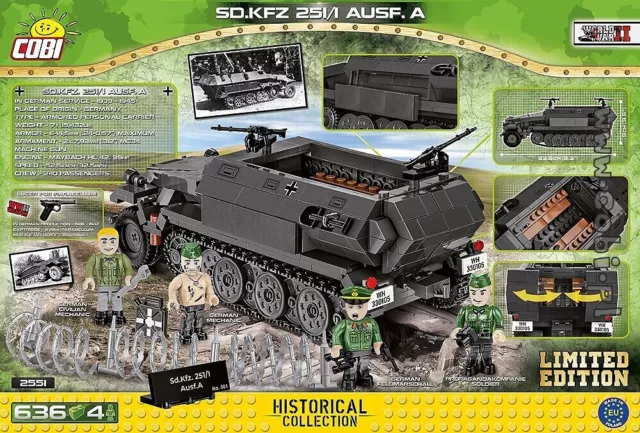 COBI 2551 - Sd.Kfz. 251/1 Ausf. A - Limitierte Auflage | NEU & OVP 2